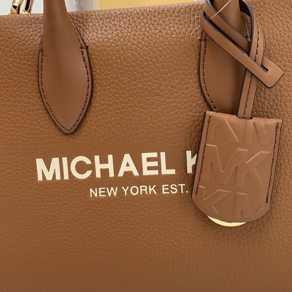 MICHAEL KORS Mirella Small Shopper TZ XBody Pebbled Leather Crossbody
Luggage - Picture 6 of 16